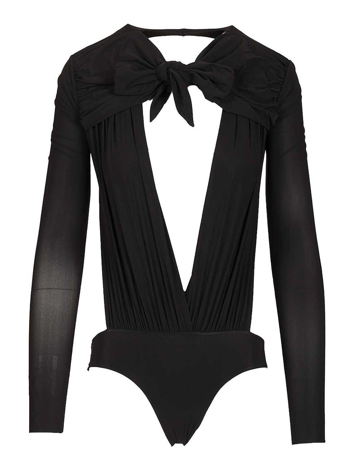 Amazuìn Anais Bodysuit In Black