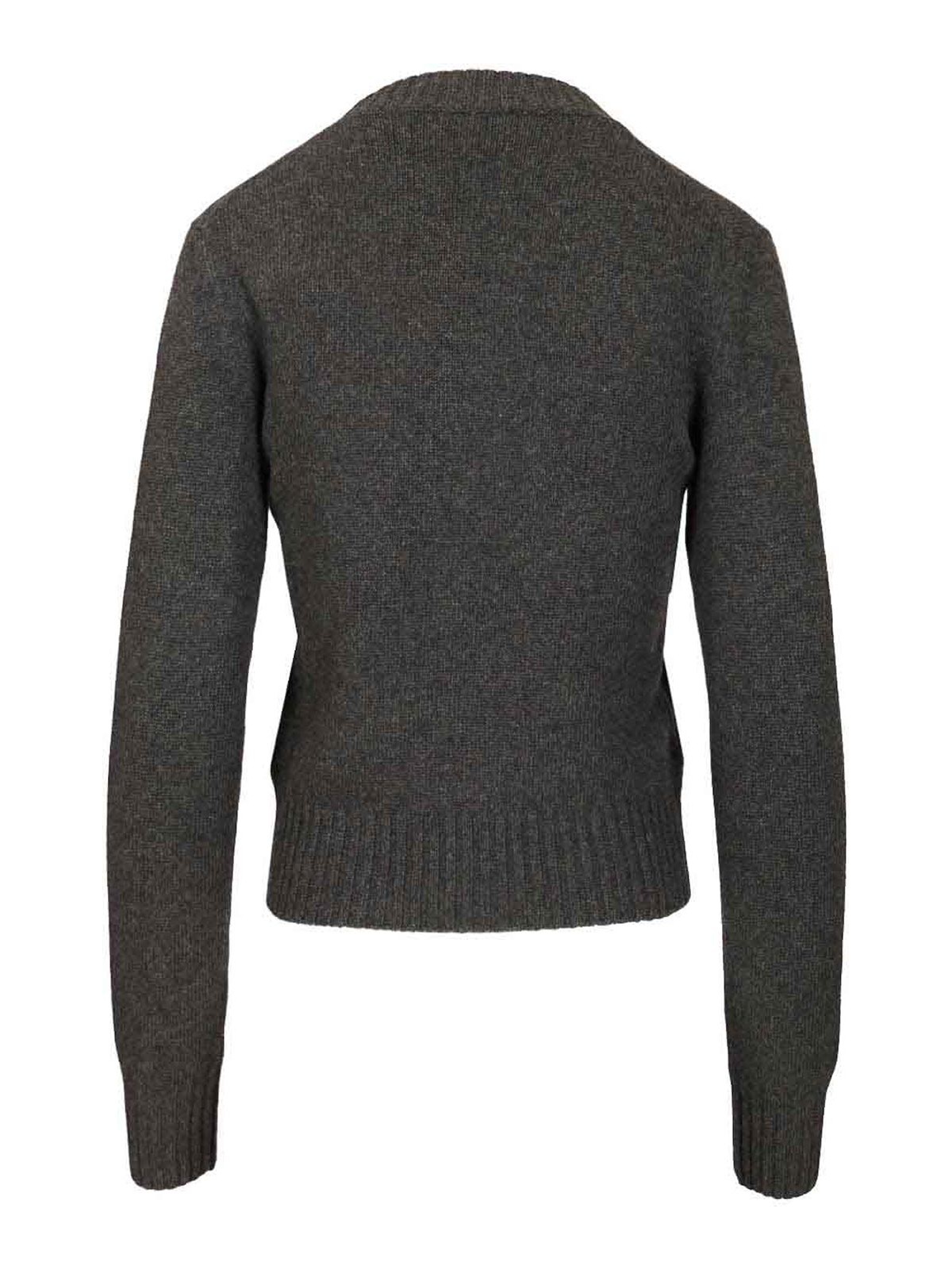 Ami Alexandre Mattiussi Wool And Cashmere Sweater In Black