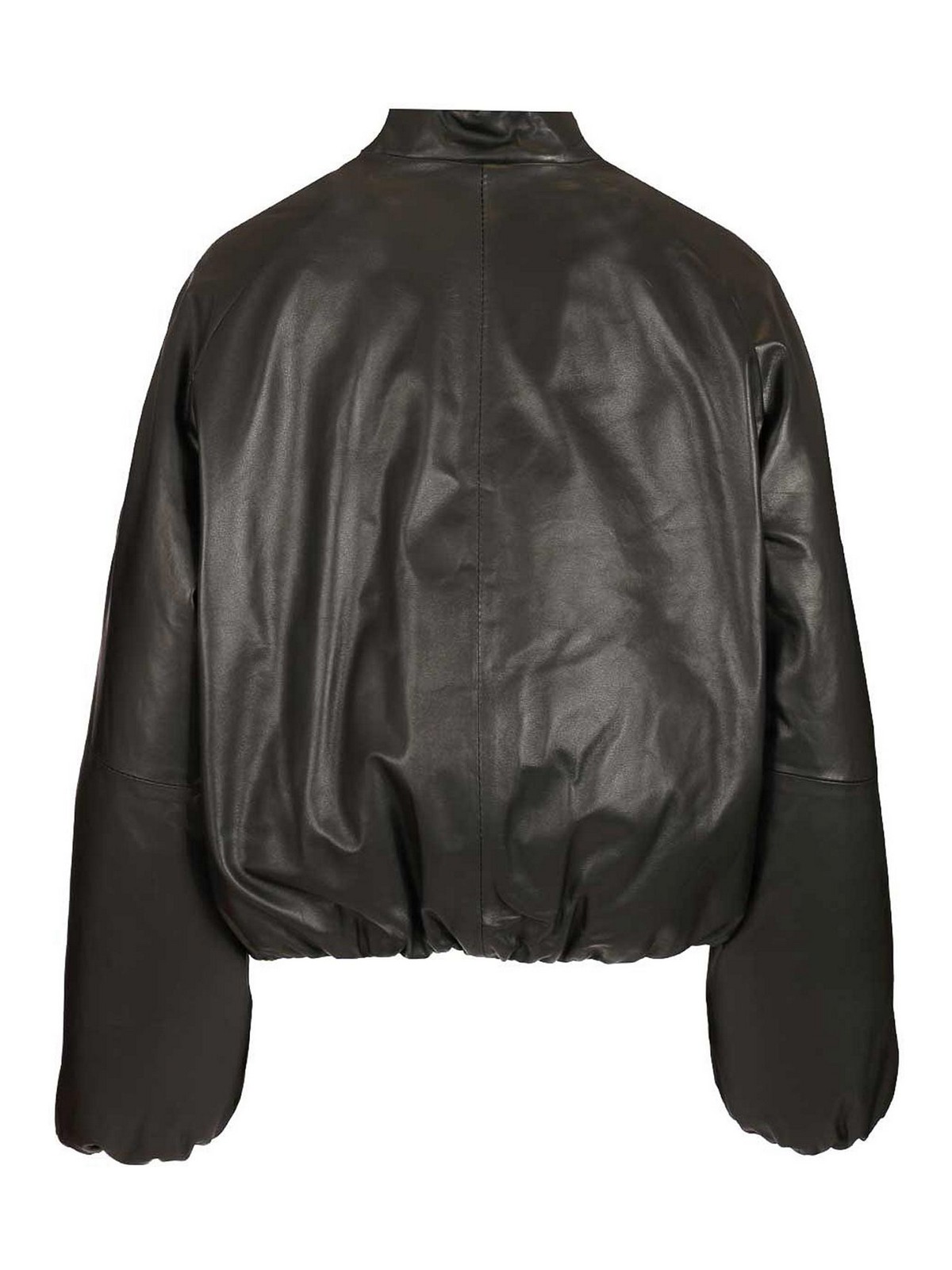 Dfour Padded Bomber Jacket In Black