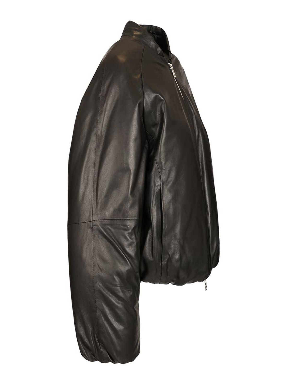 Dfour Padded Bomber Jacket In Black