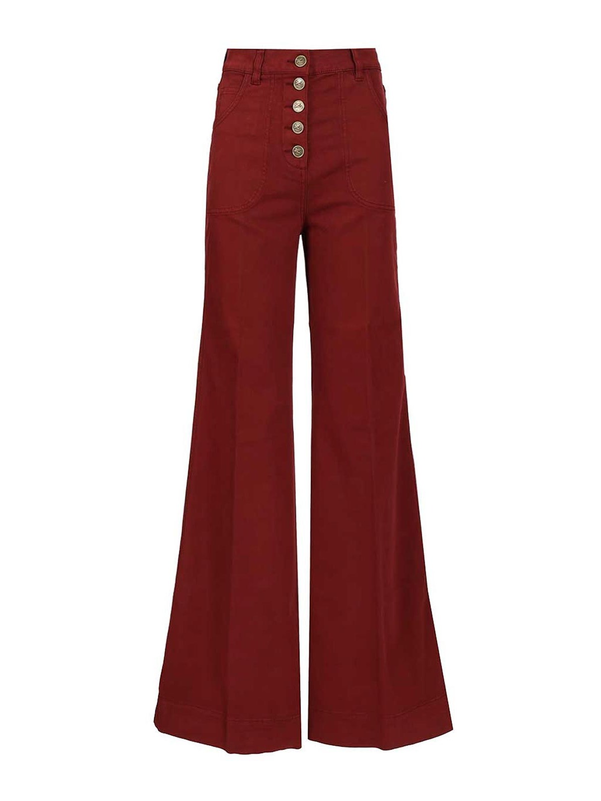 Etro Flare Jean In Red