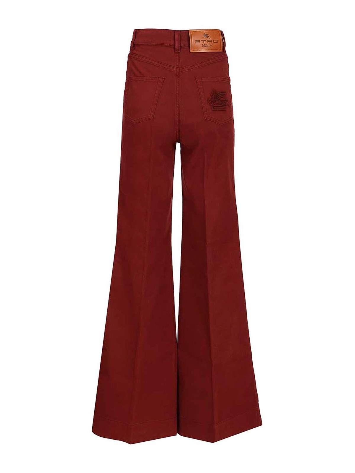 Etro Flare Jean In Red