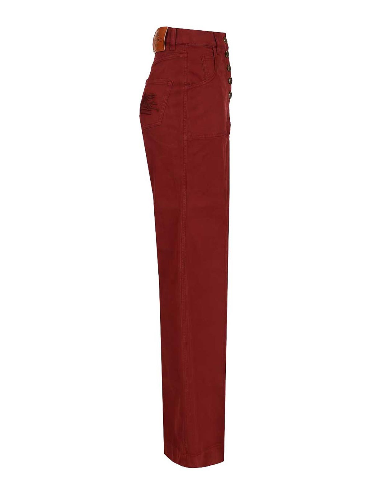 Etro Flare Jean In Red
