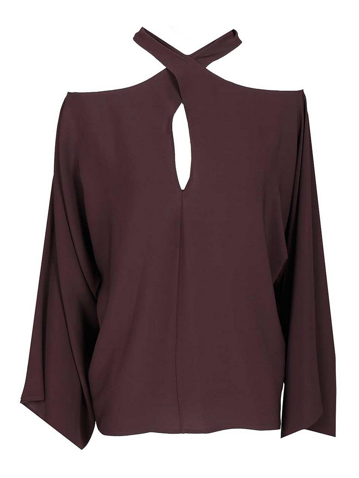 Federica Tosi Silk Blend Blouse In Red