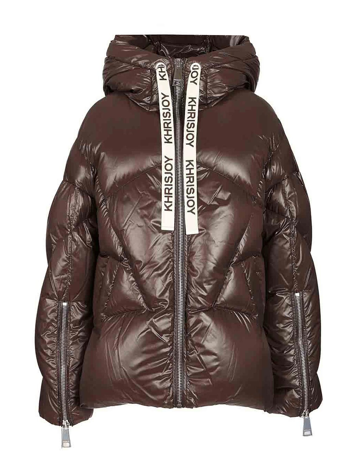 Khrisjoy Iconic Milano Down Jacket In Brown