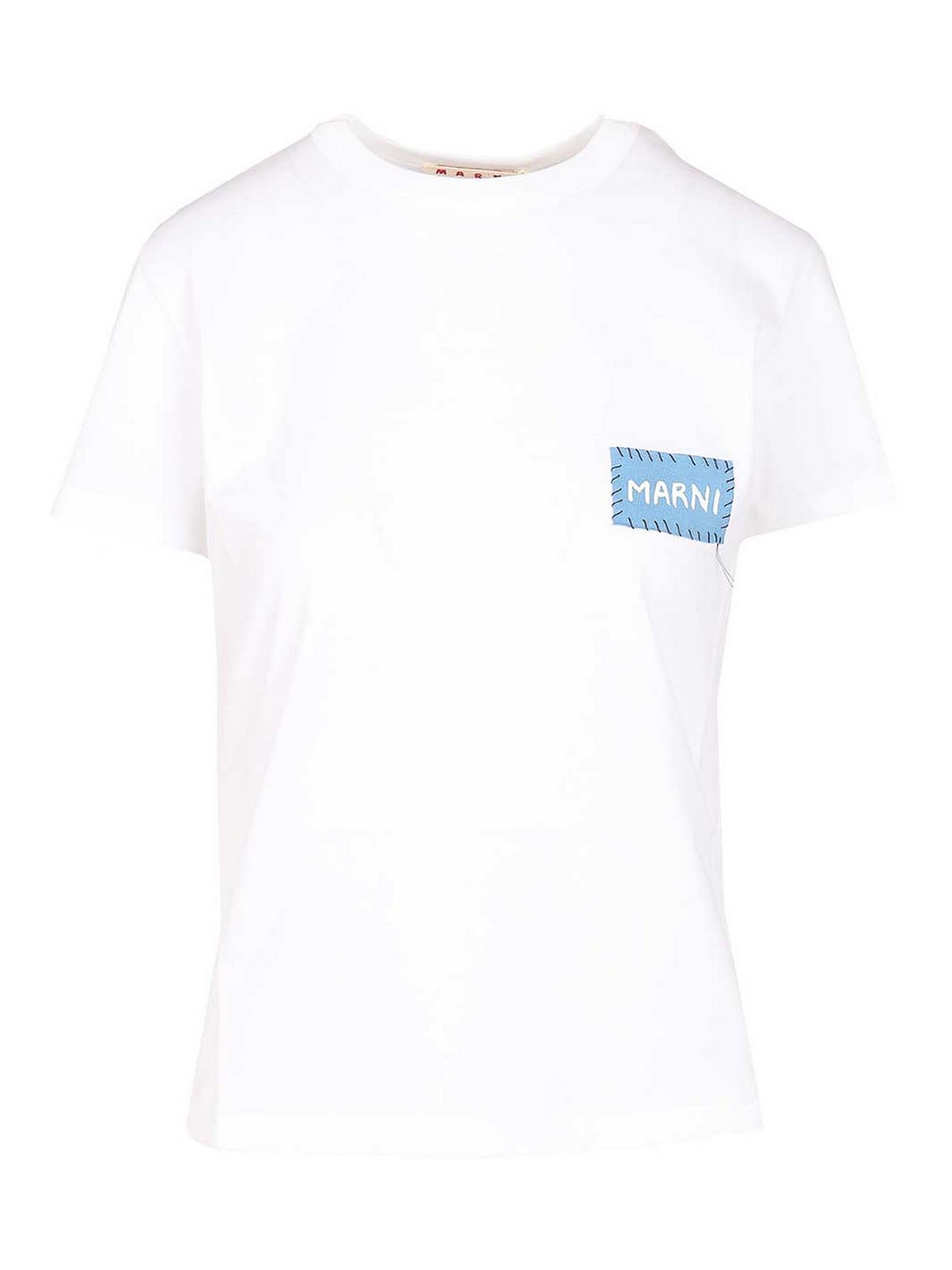 Marni Cotton Jersey T-shirt In White