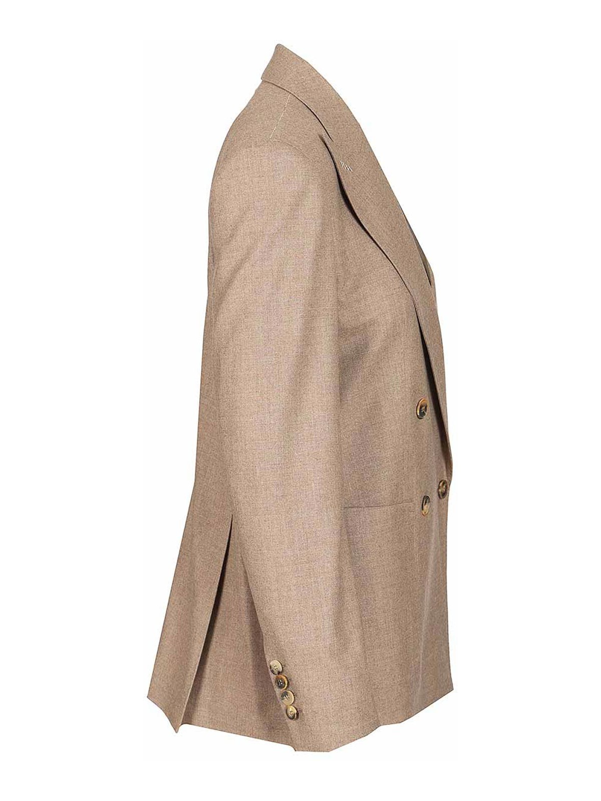 Max Mara Double-breasted Cashmere Blazer In Brown