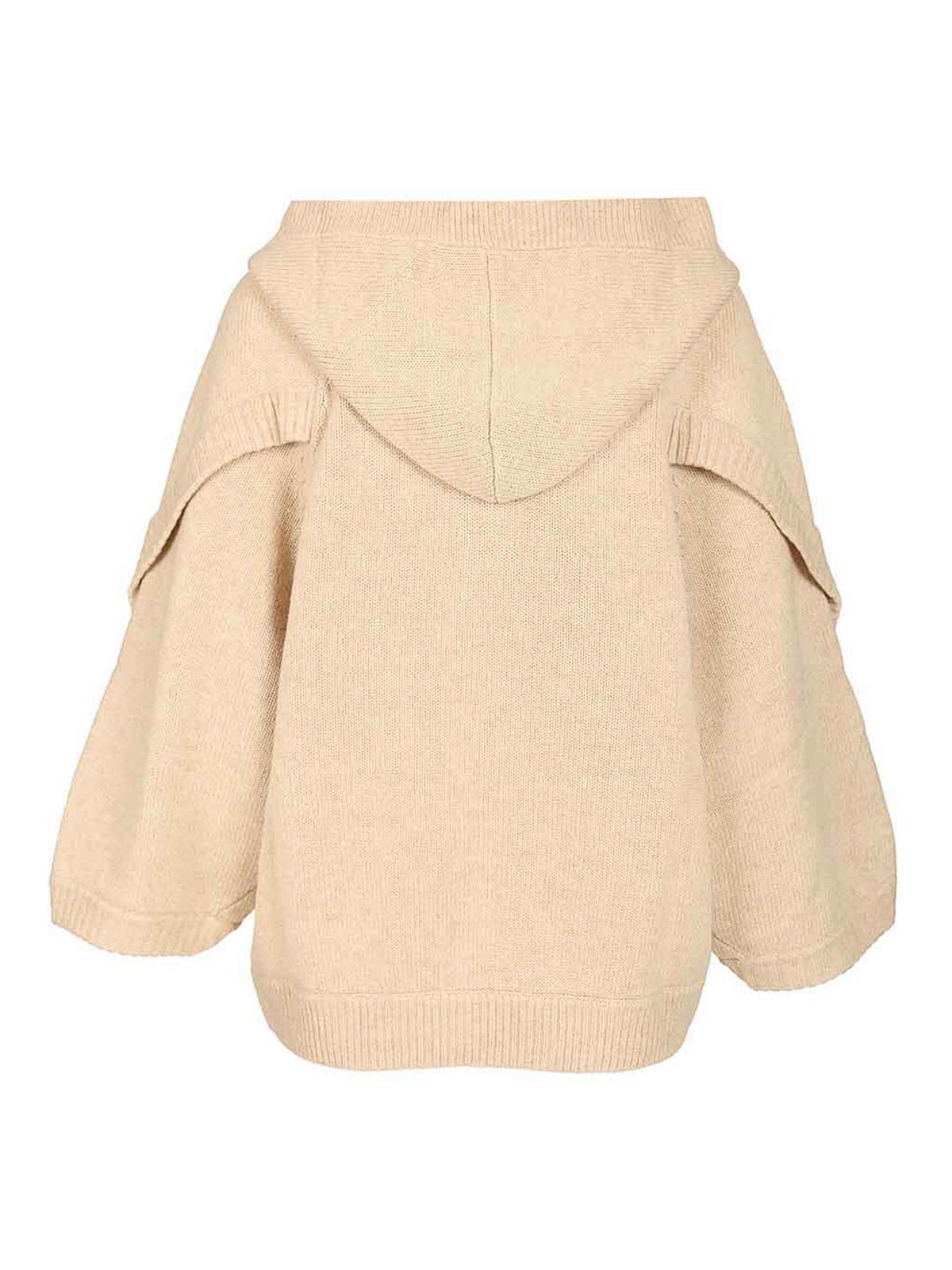 Max Mara Wool And Cashmere Cardigan In Sand