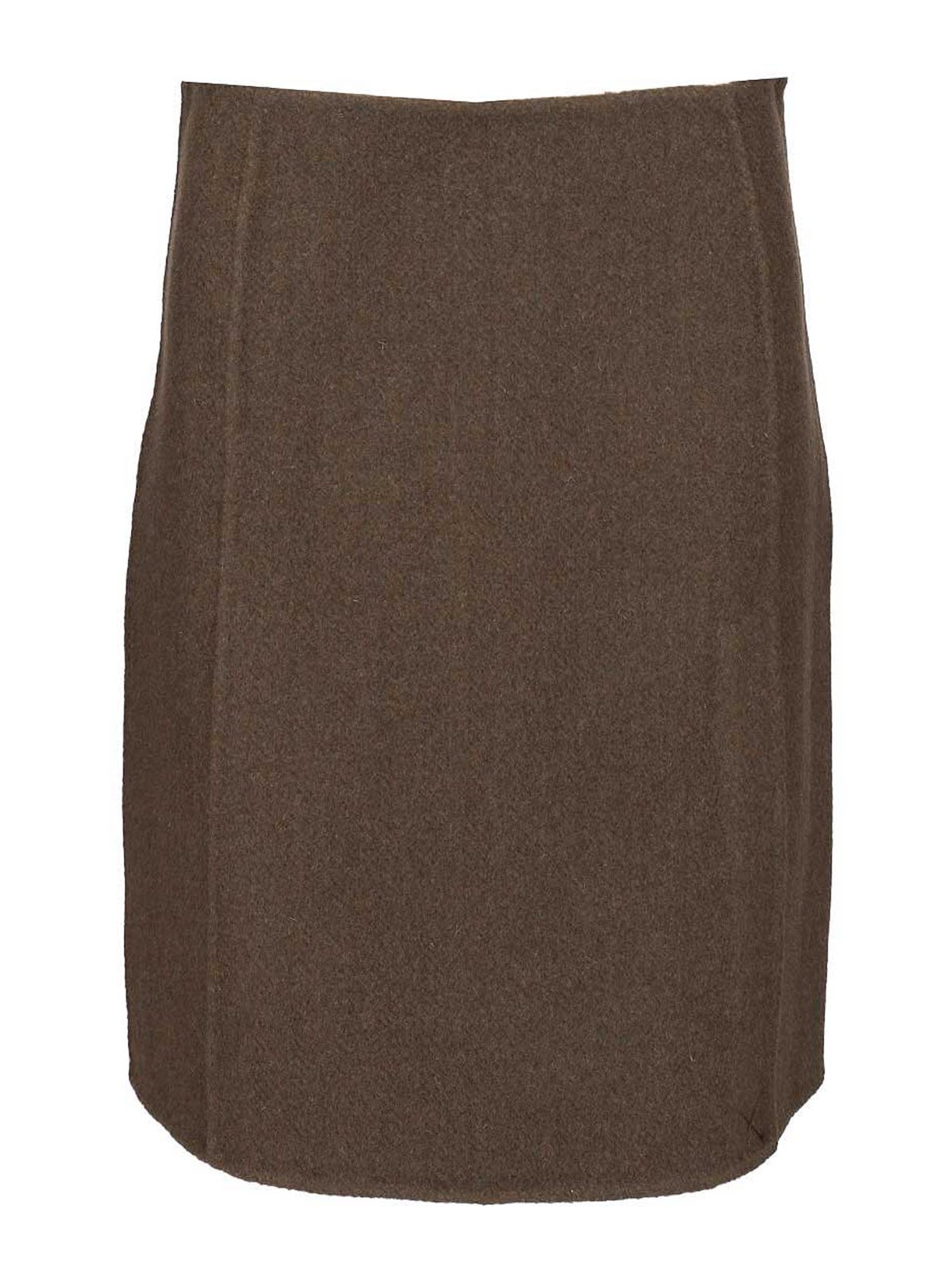 P.a.r.o.s.h Midi Skirt In Green