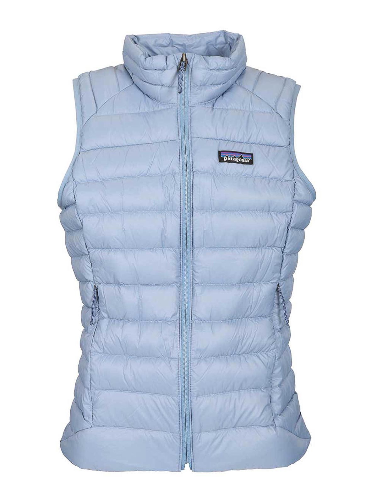 Patagonia Windproof Down Vest In Blue