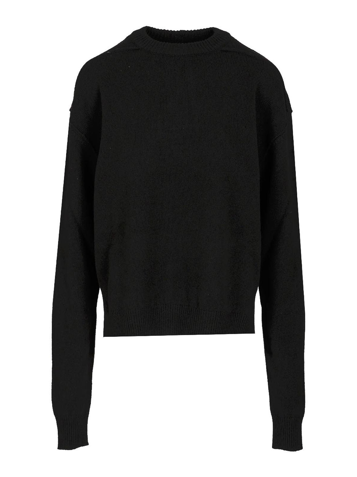 Rick Owens Cashmere And Wool Sweater In Black