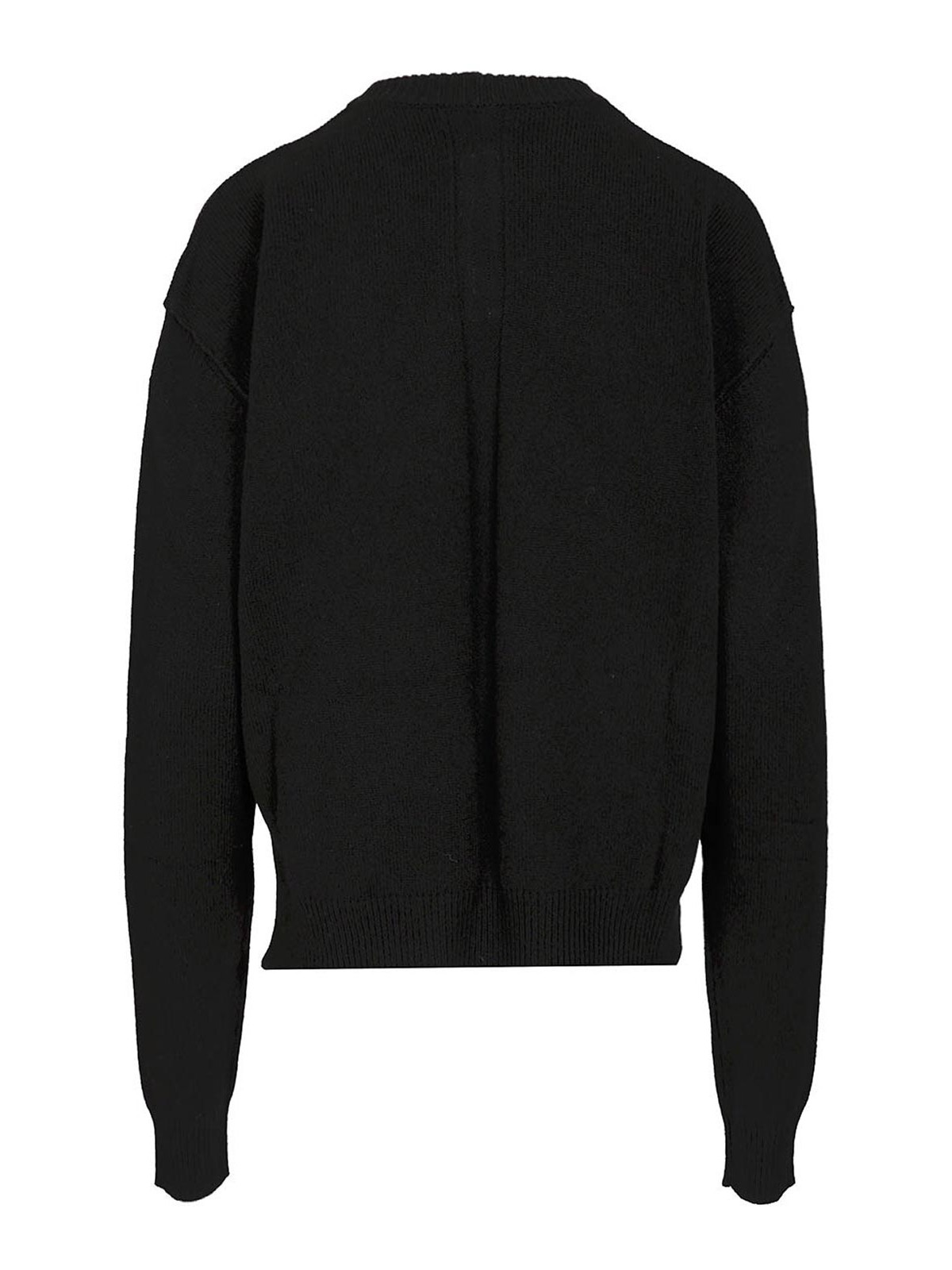Rick Owens Cashmere And Wool Sweater In Black