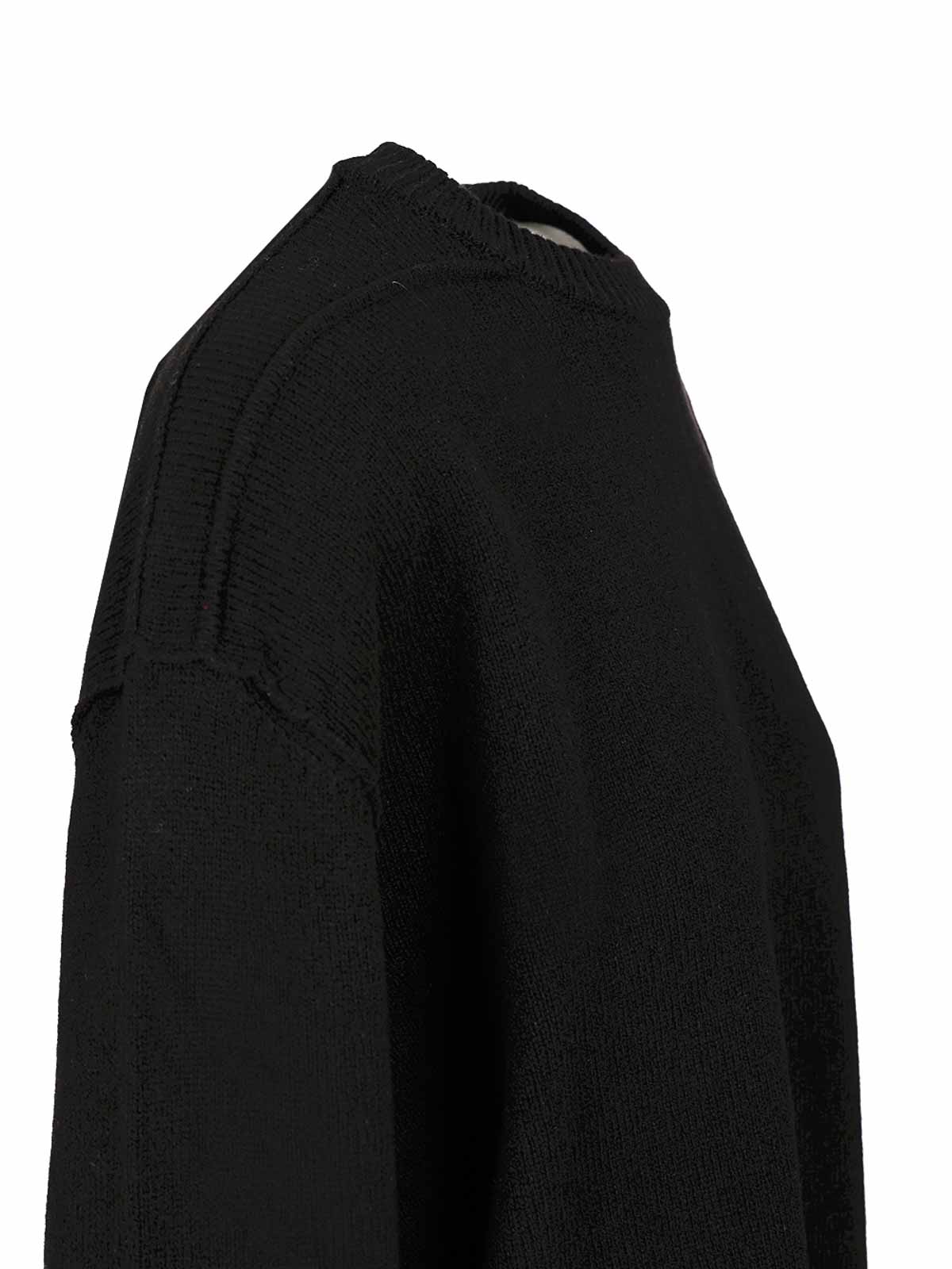 Rick Owens Cashmere And Wool Sweater In Black