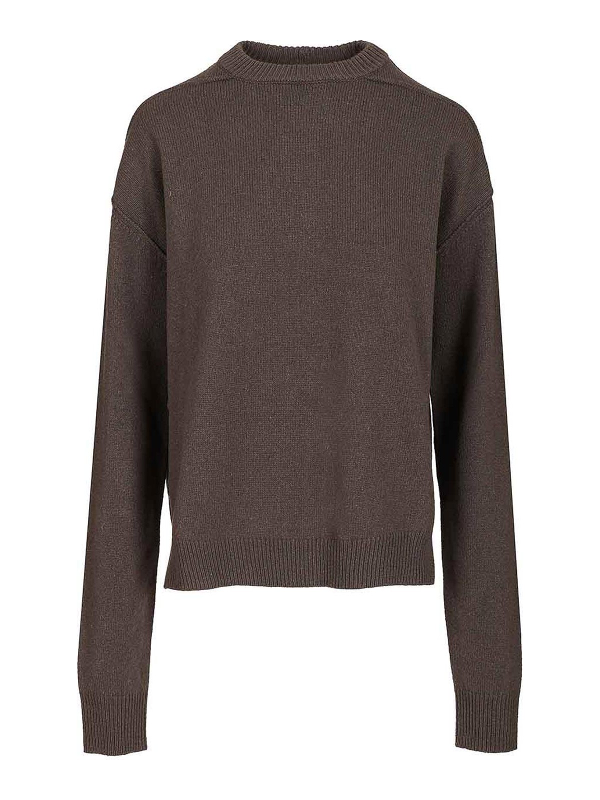 Rick Owens Cashmere And Wool Sweater In Brown