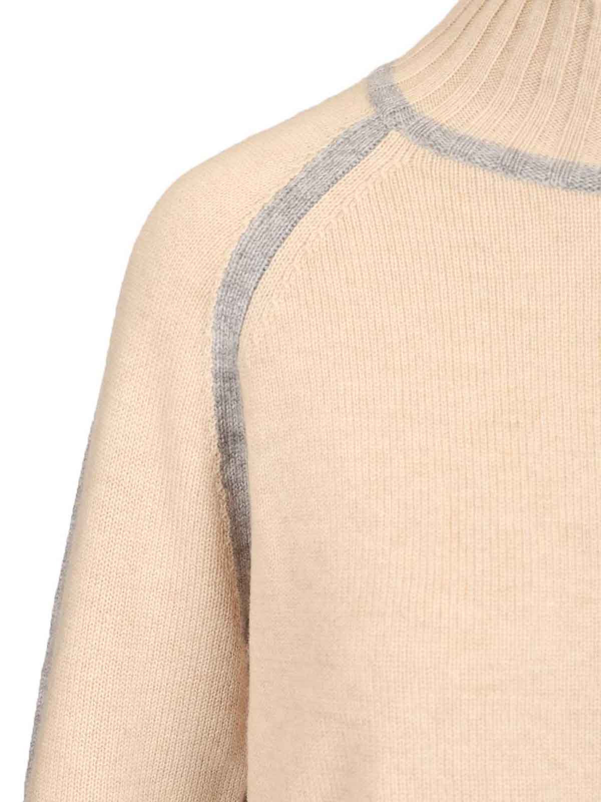 Max Mara Pescara Sweater In Wool And Cashmere In White