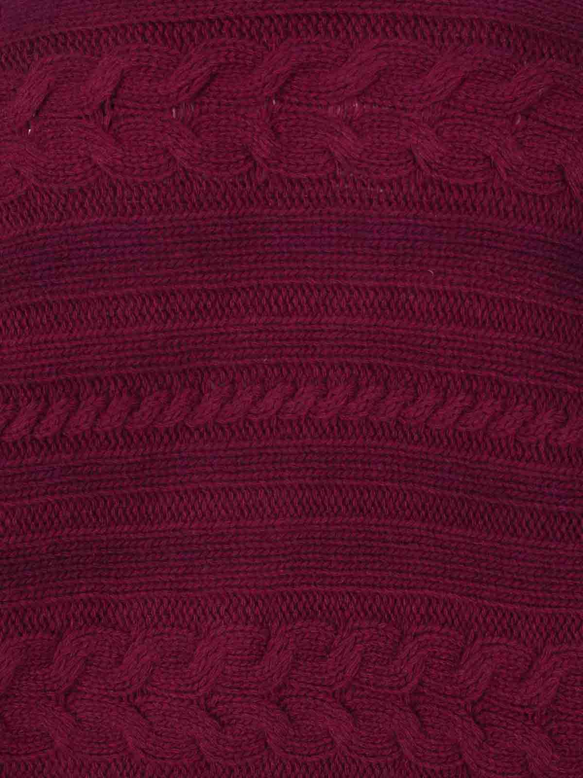 Attico Wool And Cashmere Sweater In Red