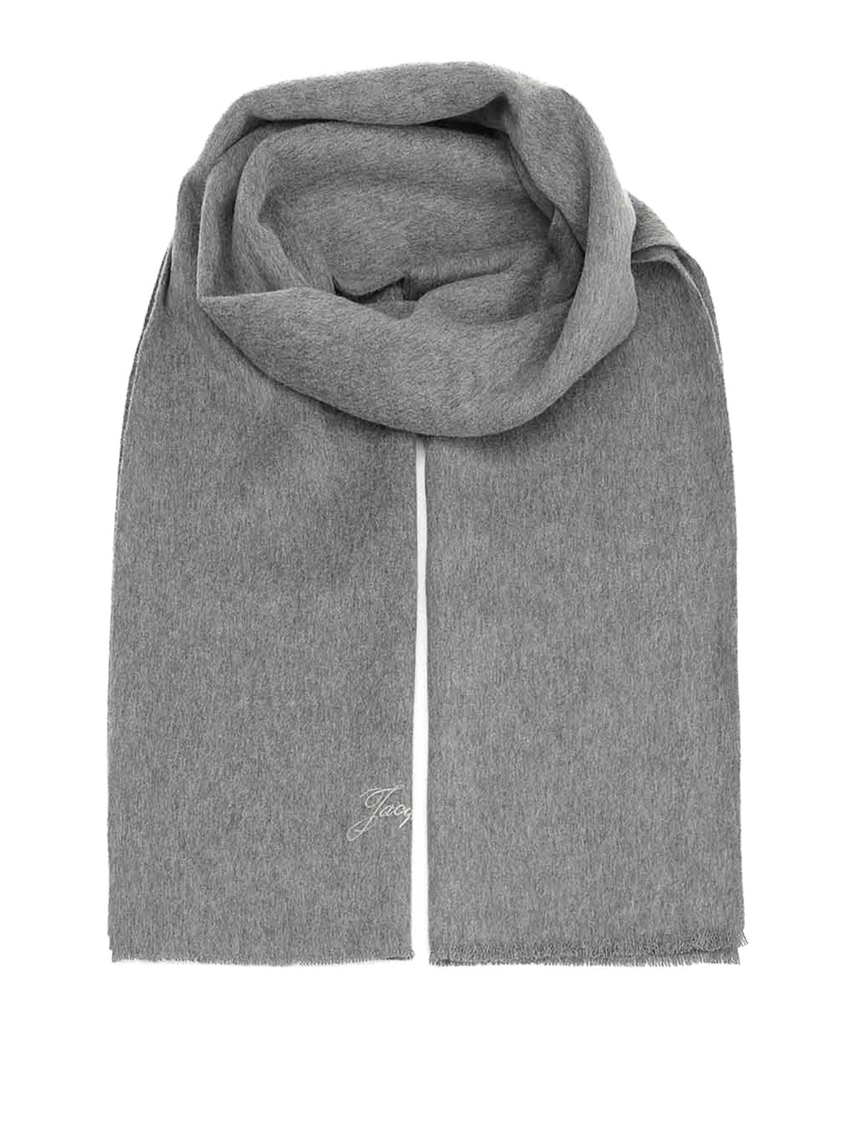 Jacquemus Tailored Scarf In Gray