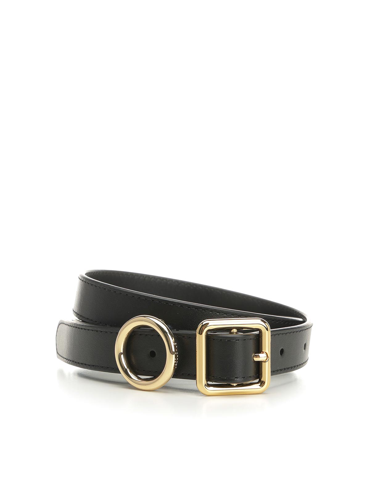 Jacquemus Thin Belt Regalo In Black