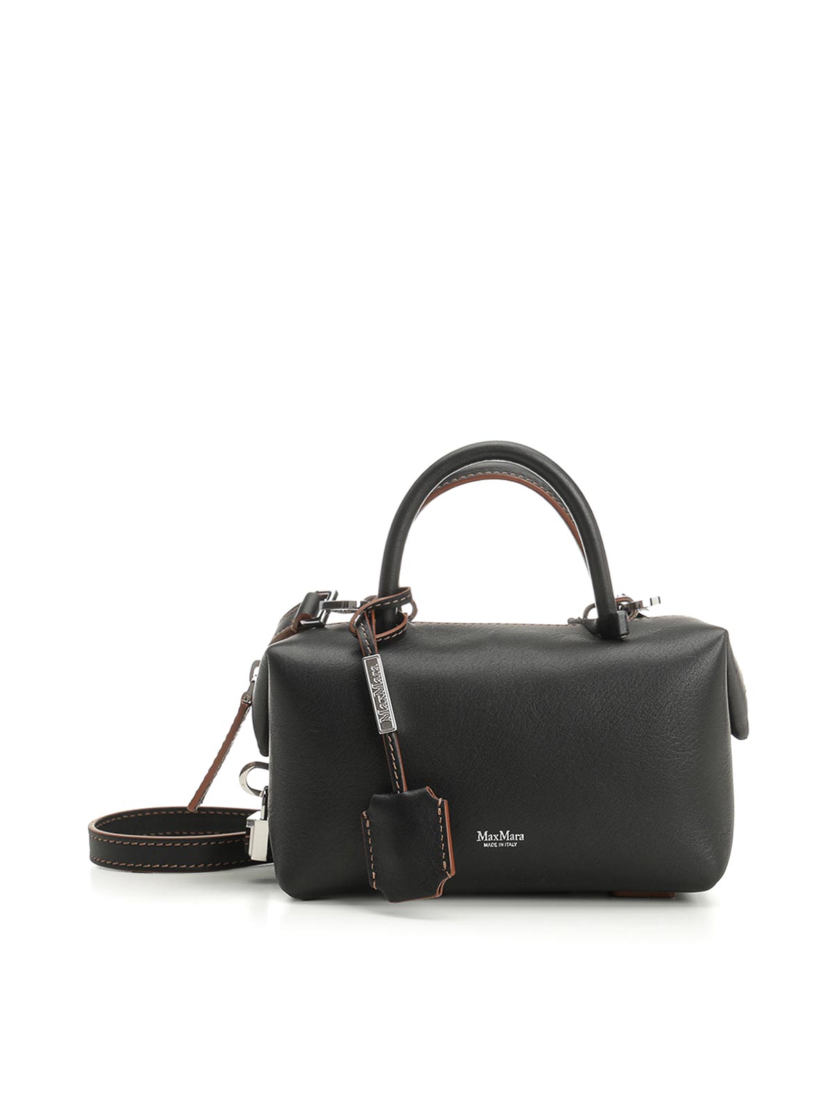 Max Mara Small Satchel Bag In Black