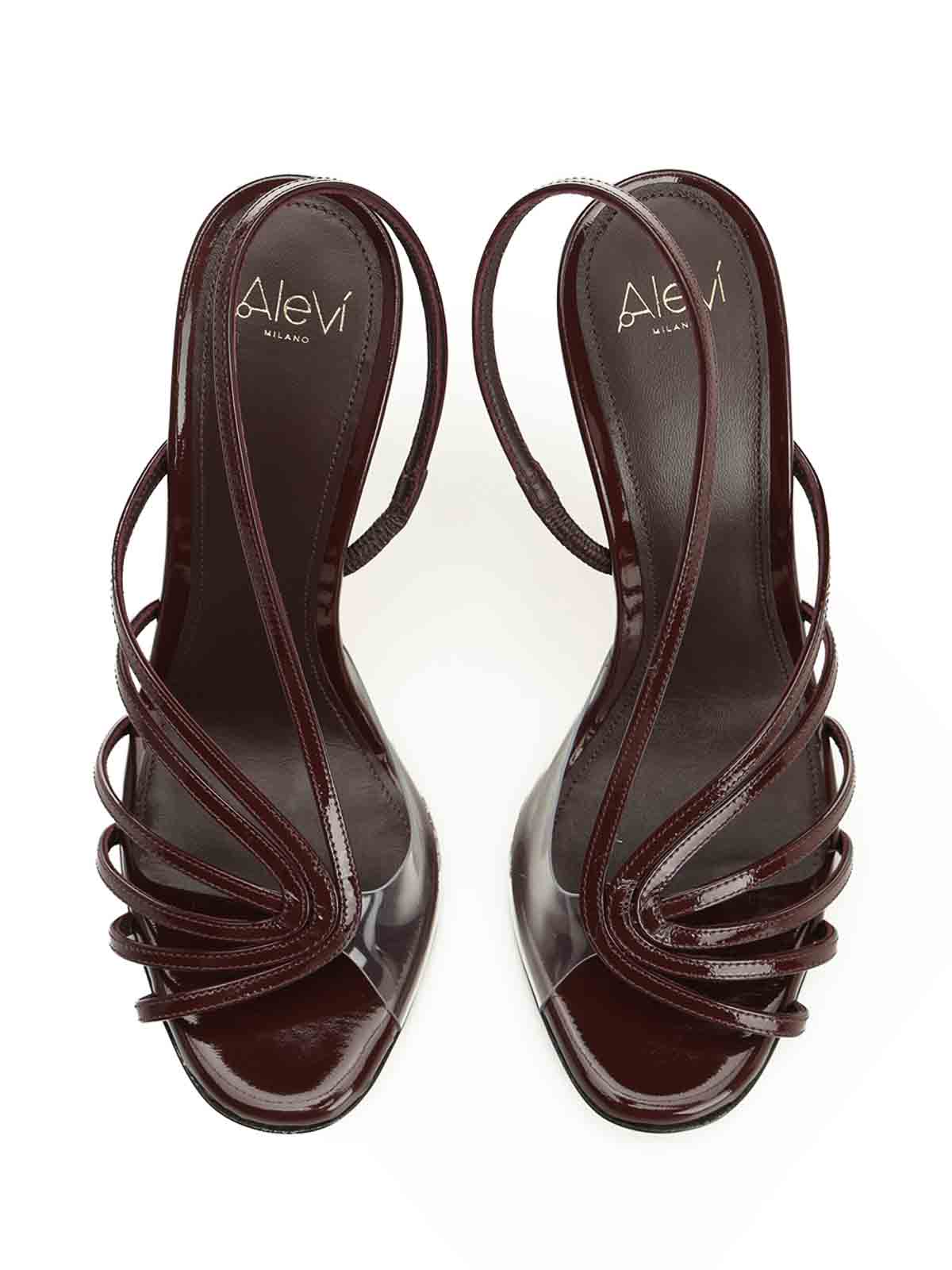 Alevì Milano Star 110 Benny Charme Sandals Bordeaux In Brown