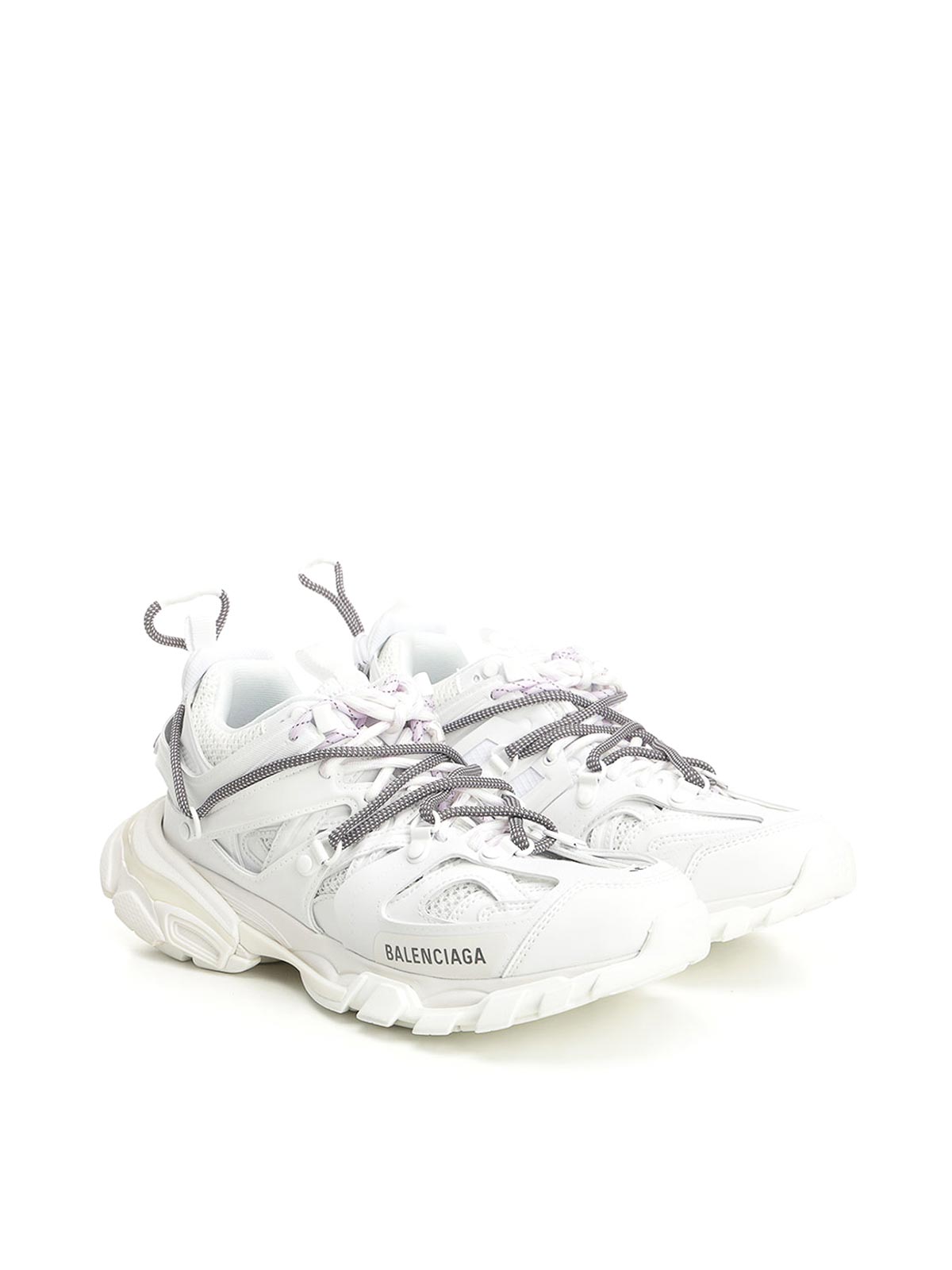 Balenciaga Sneaker Track Trail Laces Sneakers White In White