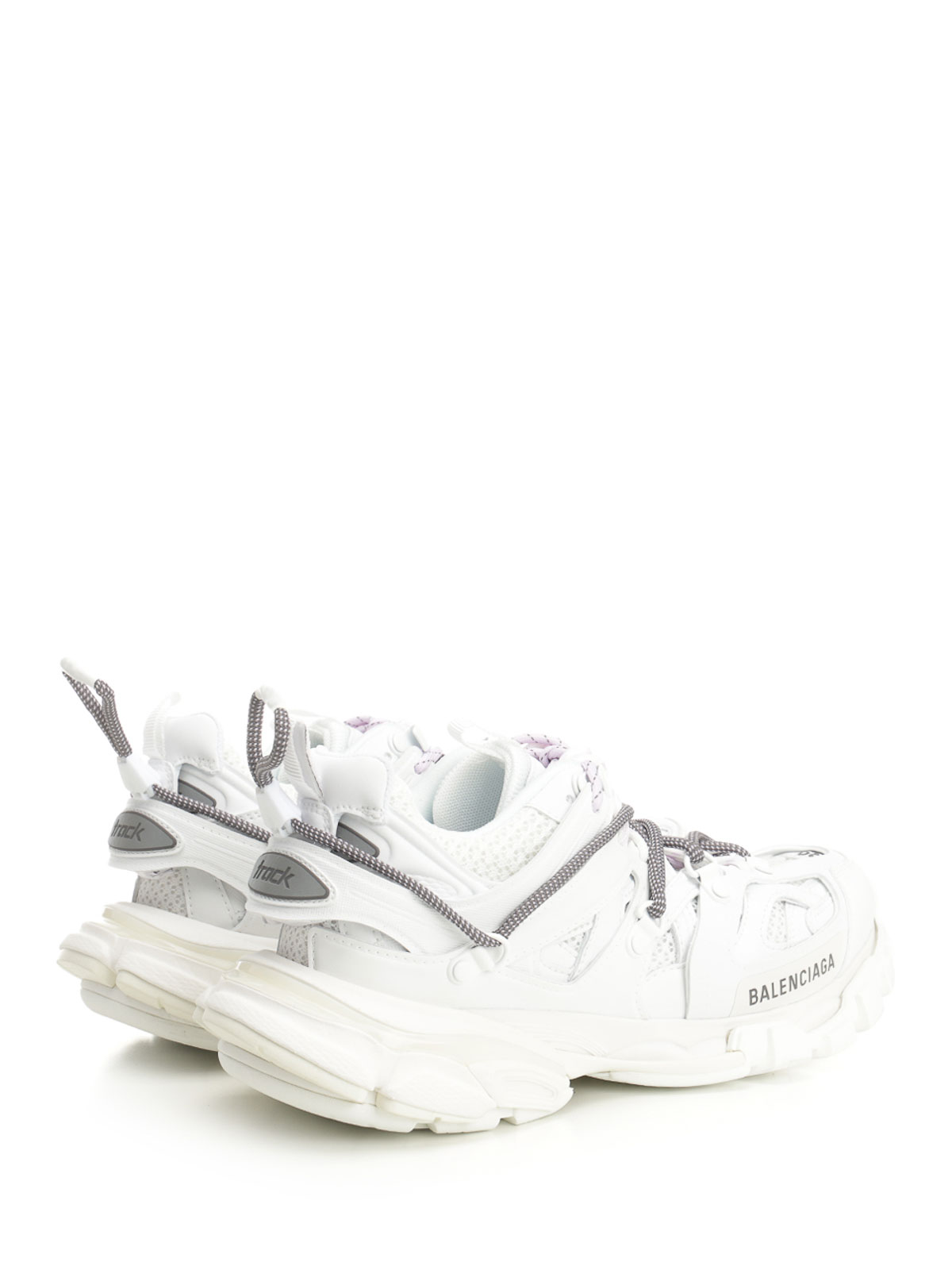 Balenciaga Sneaker Track Trail Laces Sneakers White In White