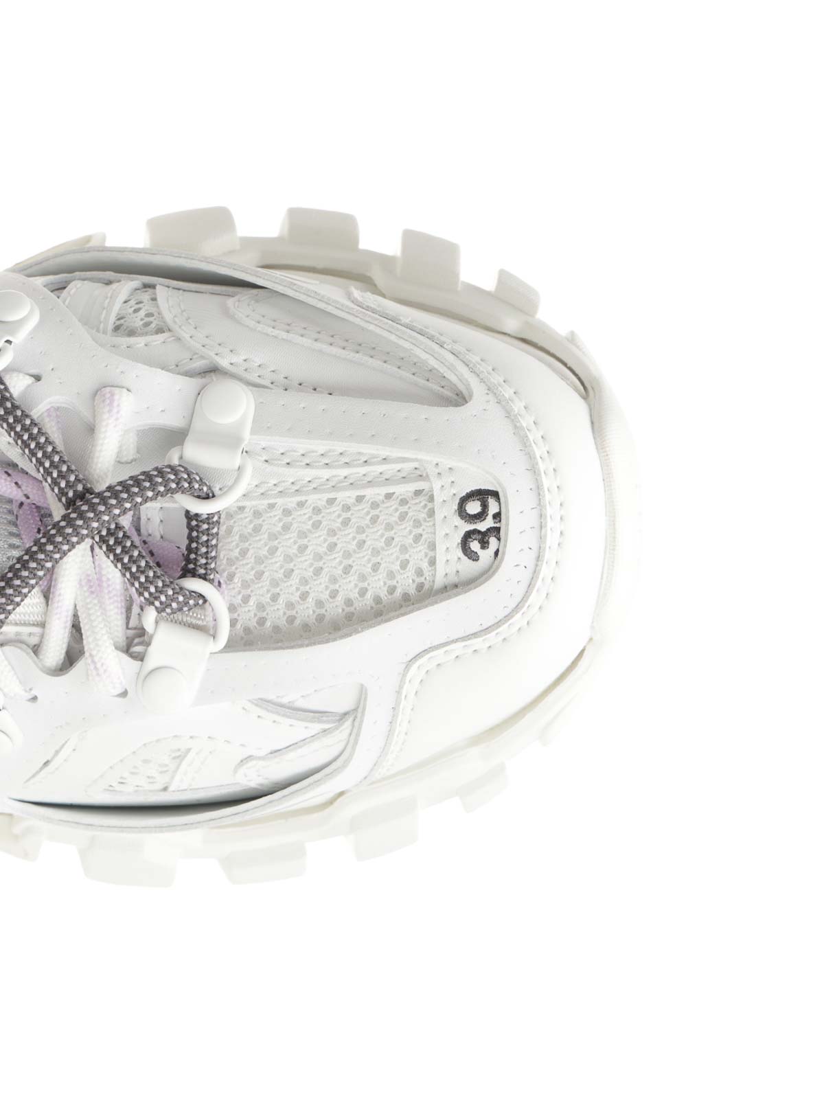 Balenciaga Sneaker Track Trail Laces Sneakers White In White