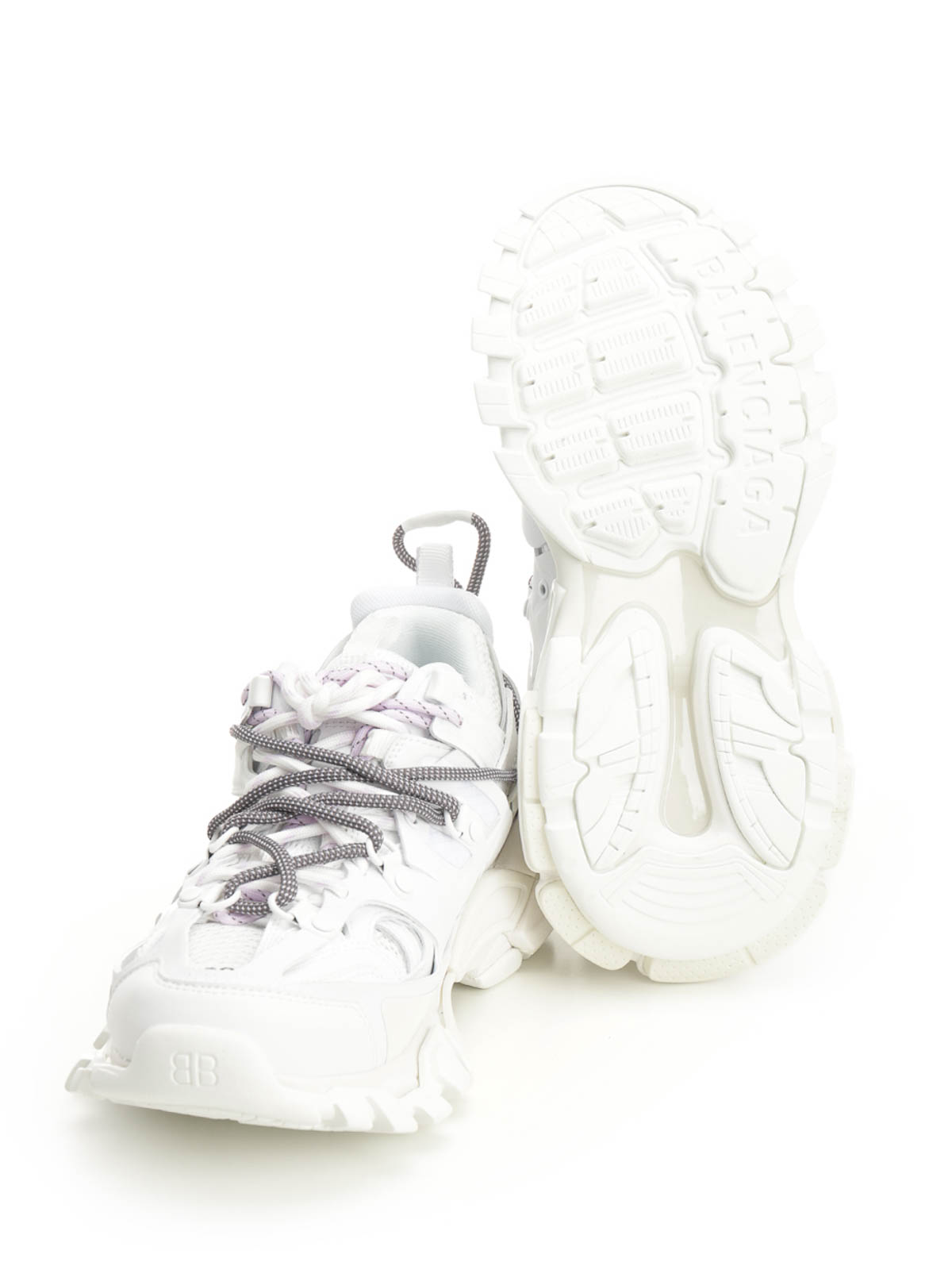 Balenciaga Sneaker Track Trail Laces Sneakers White In White
