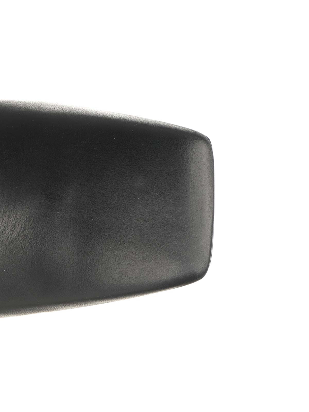 Rick Owens Leather Ballerinas In Black