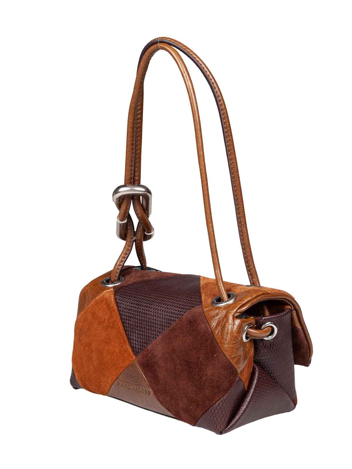 Marc Jacobs Borsa The Mini Dual Shoulder In Brown