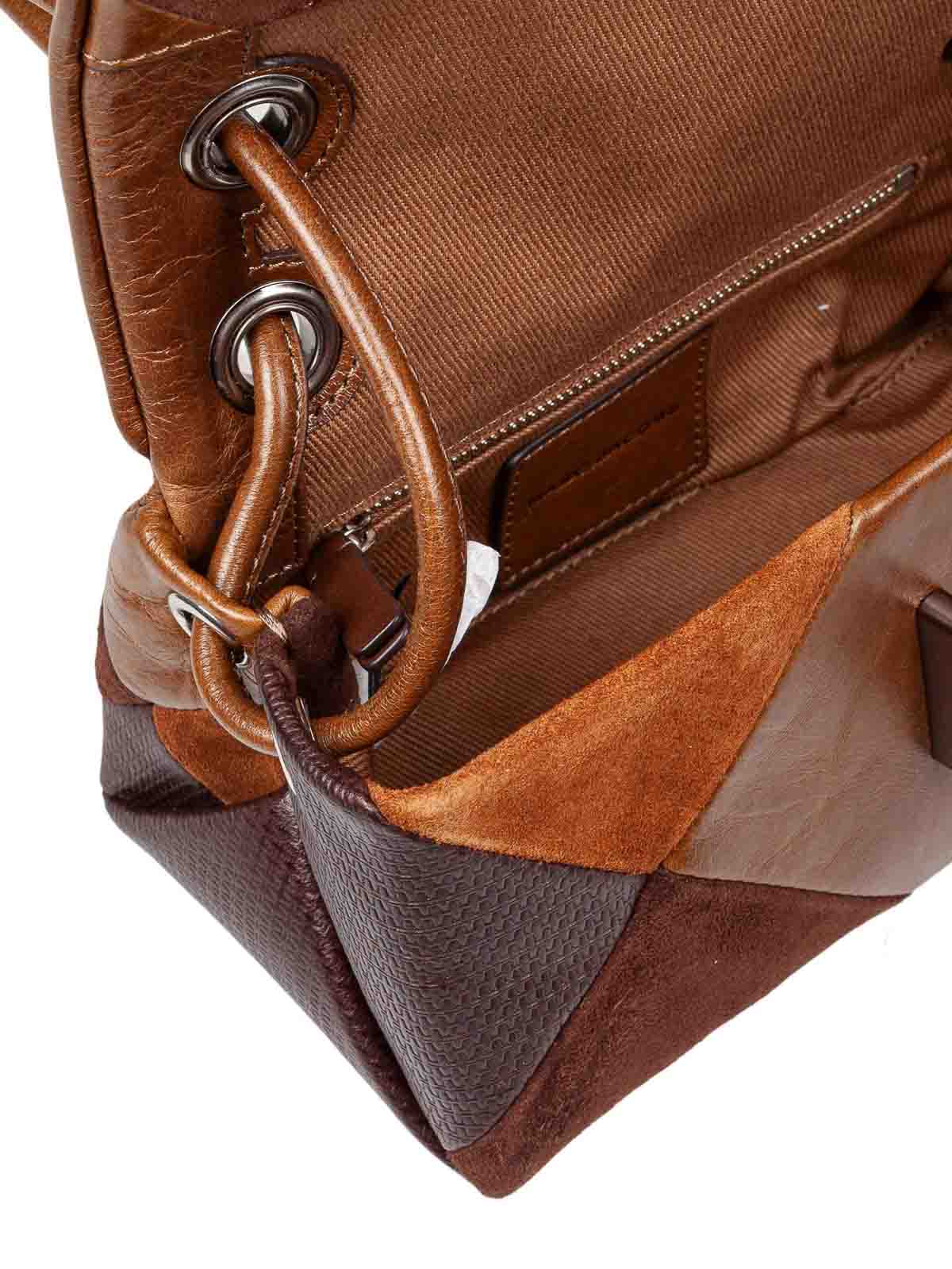 Marc Jacobs Borsa The Mini Dual Shoulder In Brown