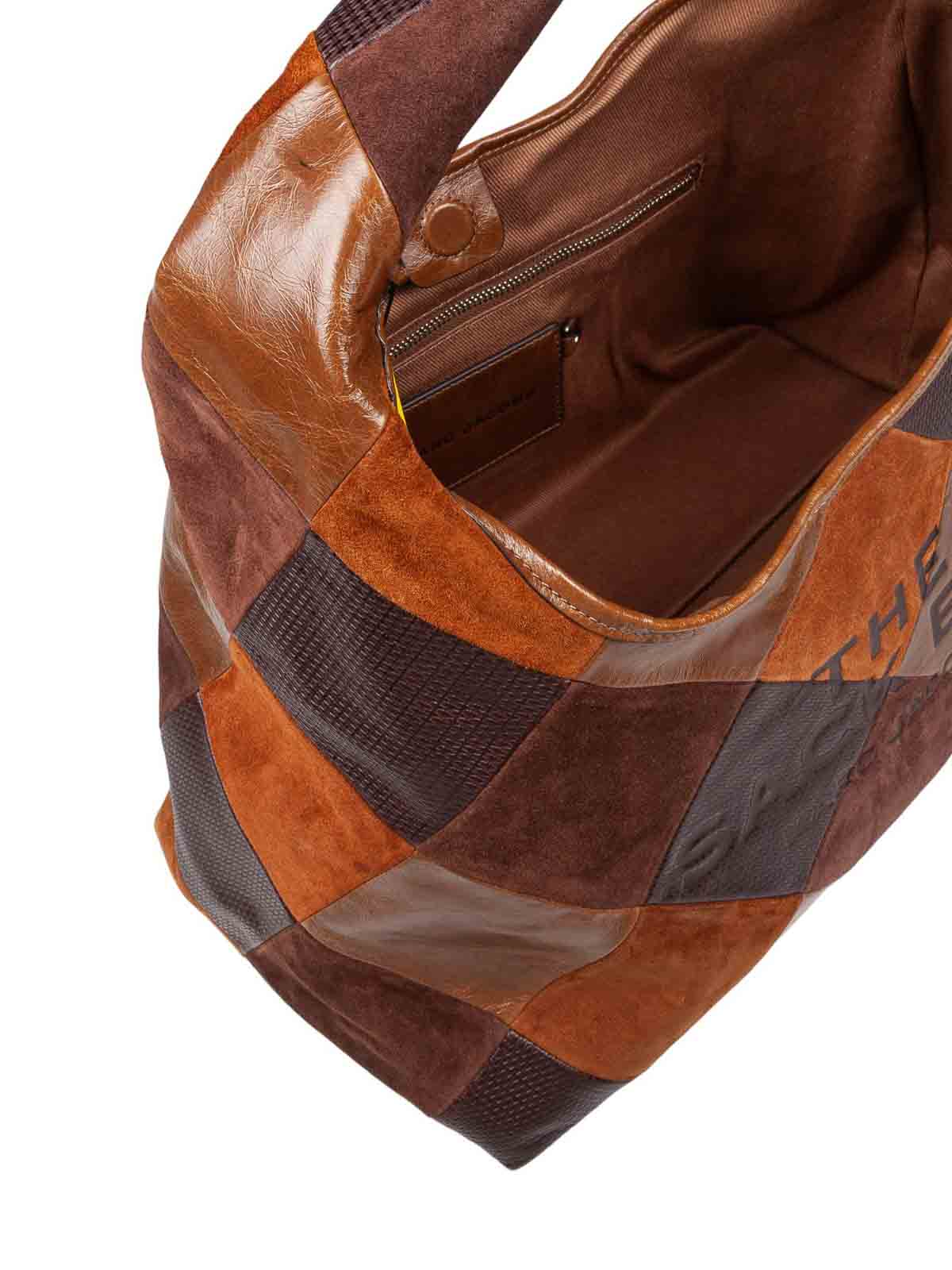Ami Alexandre Mattiussi Sweater In Extrafine Wool And Silk In Brown