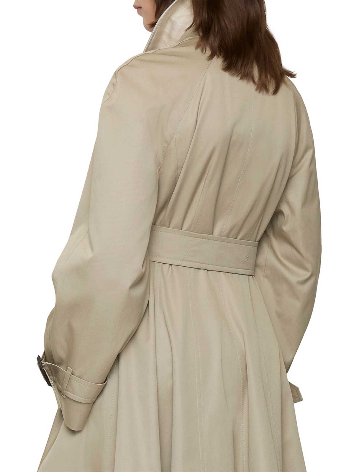 Burberry Ellingham Cotton Gabardine Trench Coat In Multi