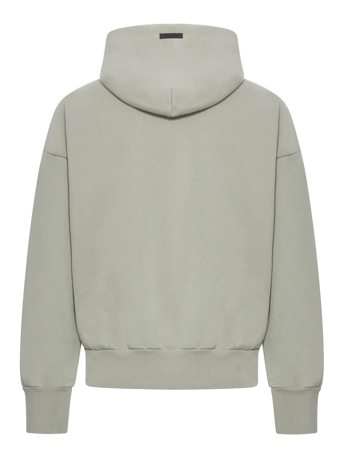 Fear Of God Long-sleeve Cotton Hoodie In Gray