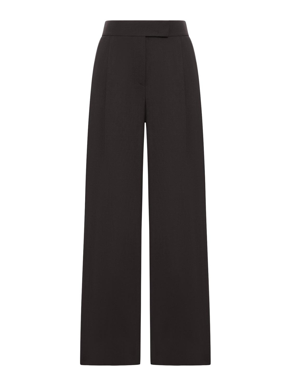Giorgio Armani Tailored Wool Trousers In Brown