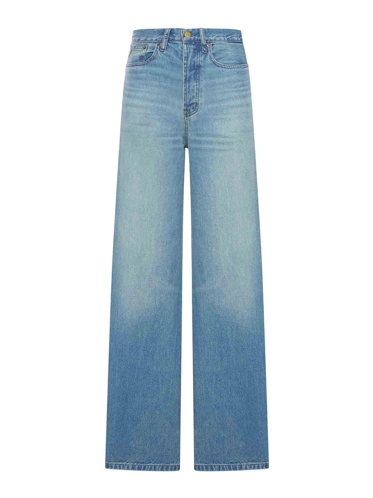 Lois Jeans Wide Leg Skater Loose In Blue