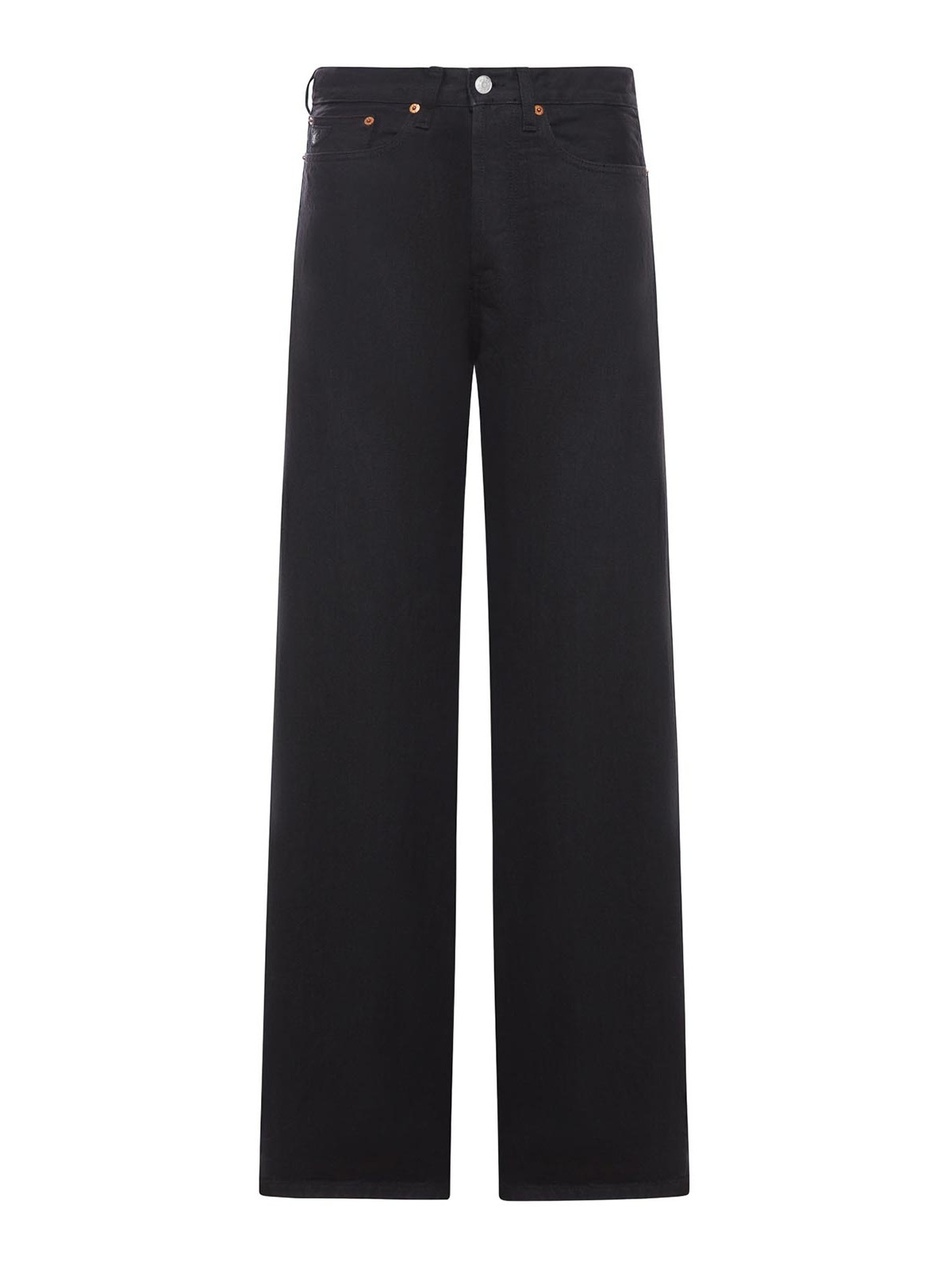 Lois Skater Loose Wide Leg Jeans In Blue