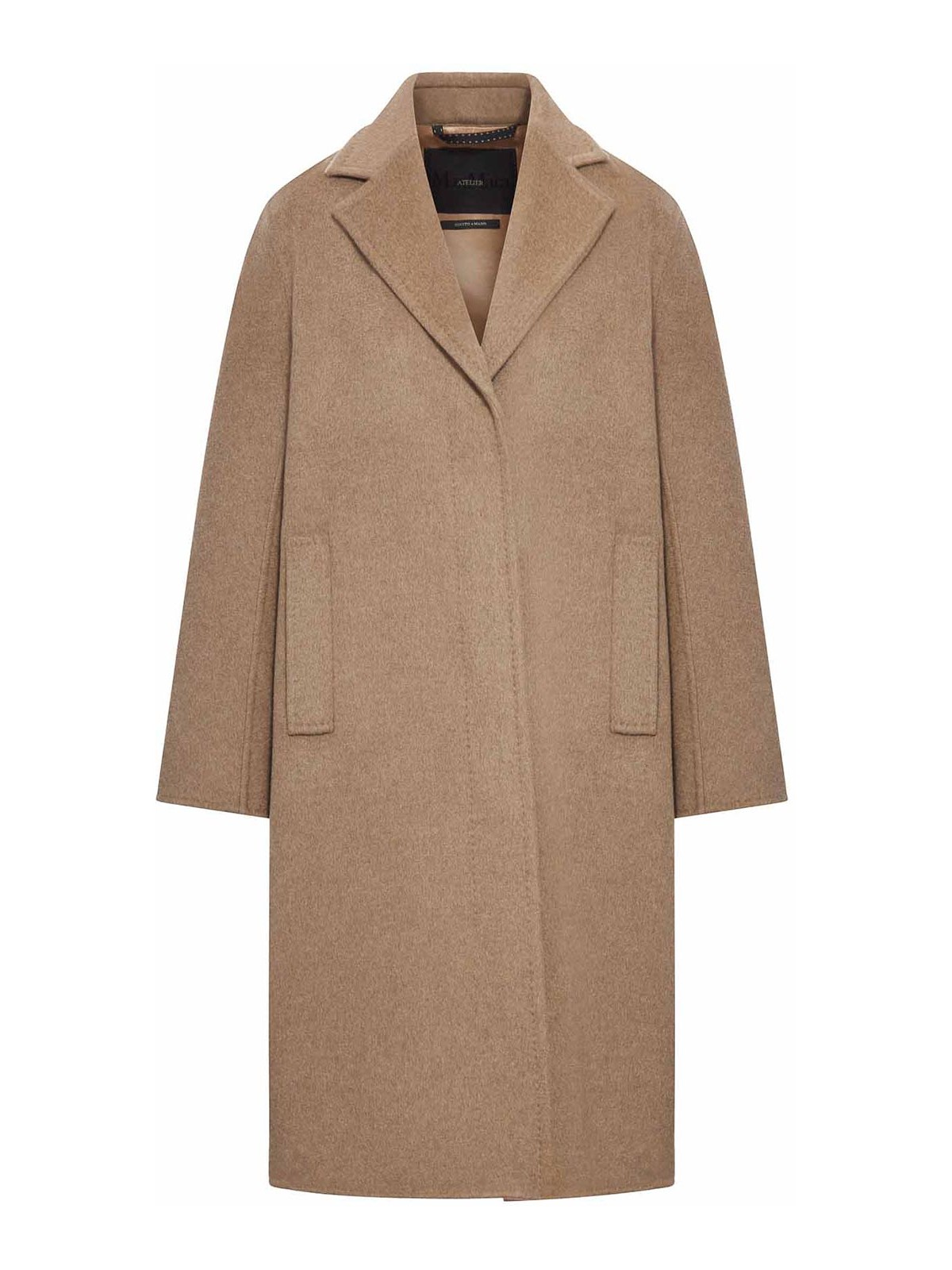 Max Mara Ardenne Cashmere Coat In Brown