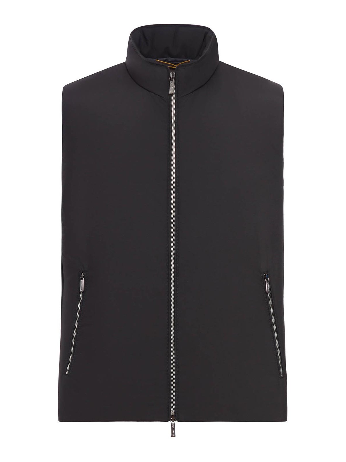 Moorer Uros-skt Smooth Vest In Black