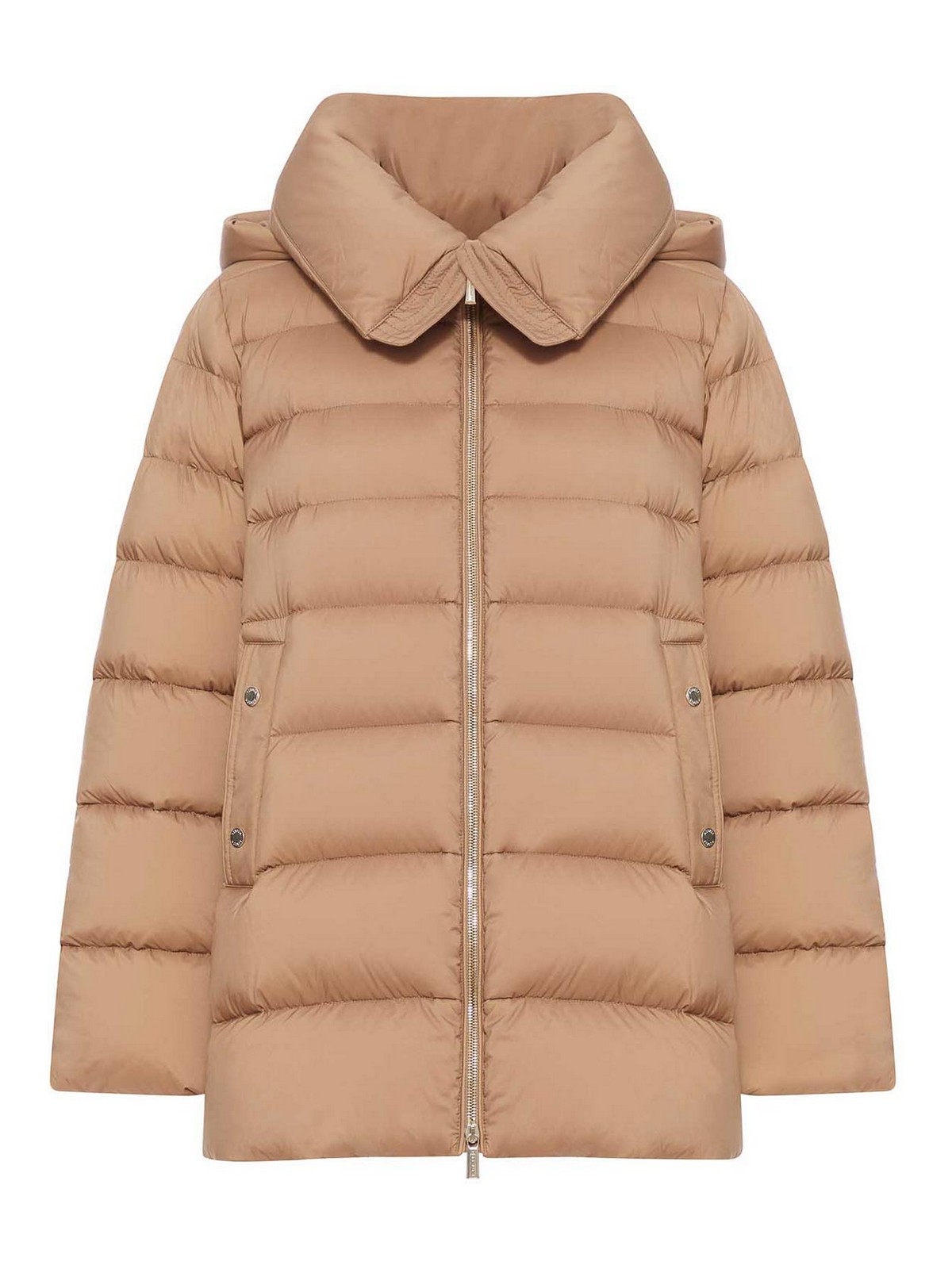 Moorer Natalia Down Jacket In Brown
