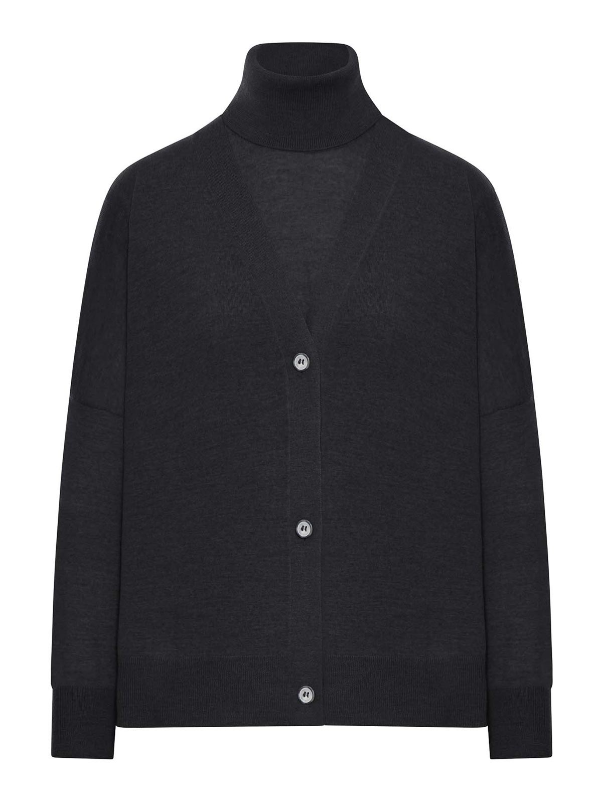 Gran Sasso Twin Set Wool Sweater In Black