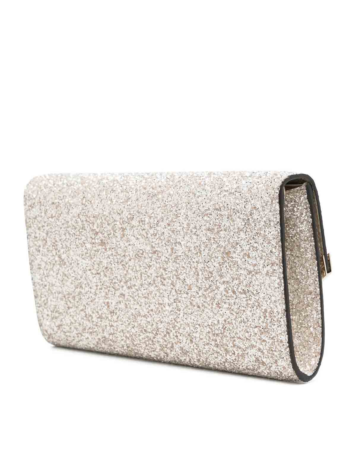 Jimmy Choo Emmie Clutch In Black
