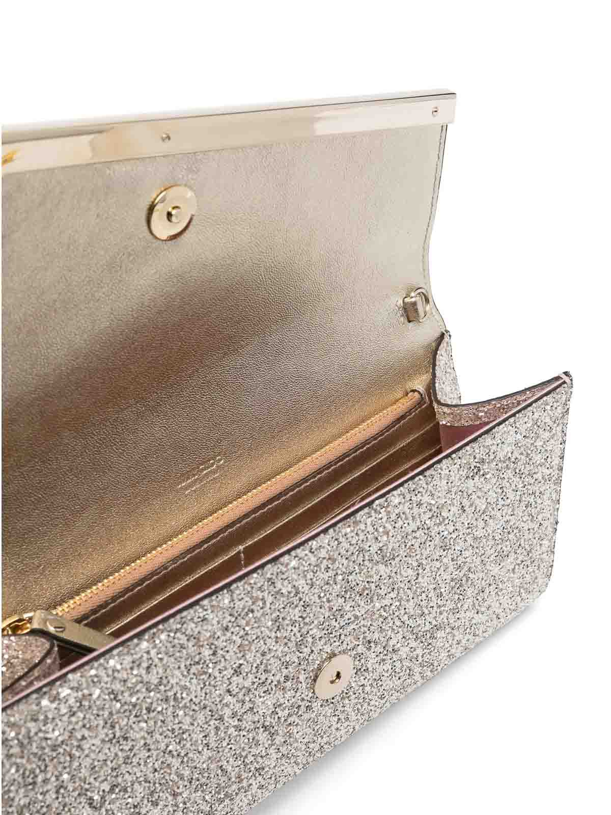 Jimmy Choo Emmie Clutch In Black