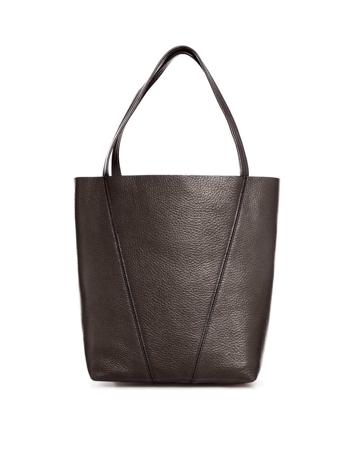 Chloé Chlo Spin Tote Bag In Granate Leather In Pink