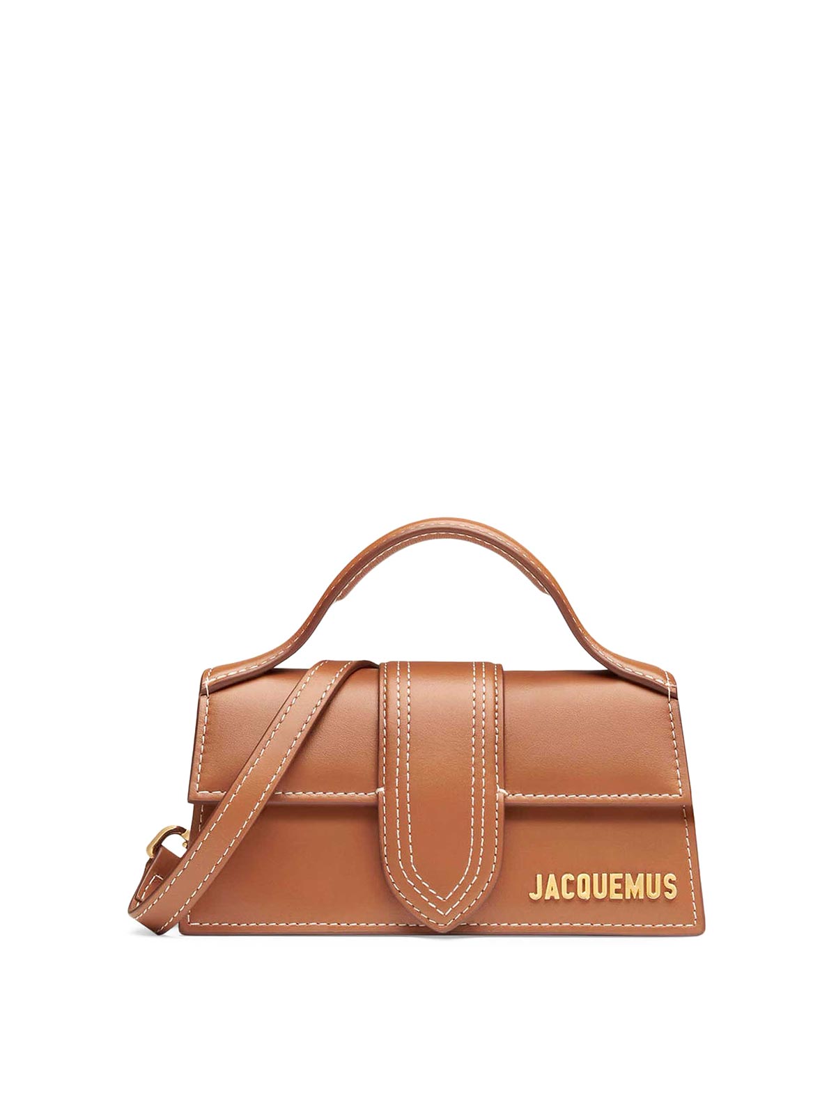 Jacquemus Small Flap Bag Le Bambino In Brown
