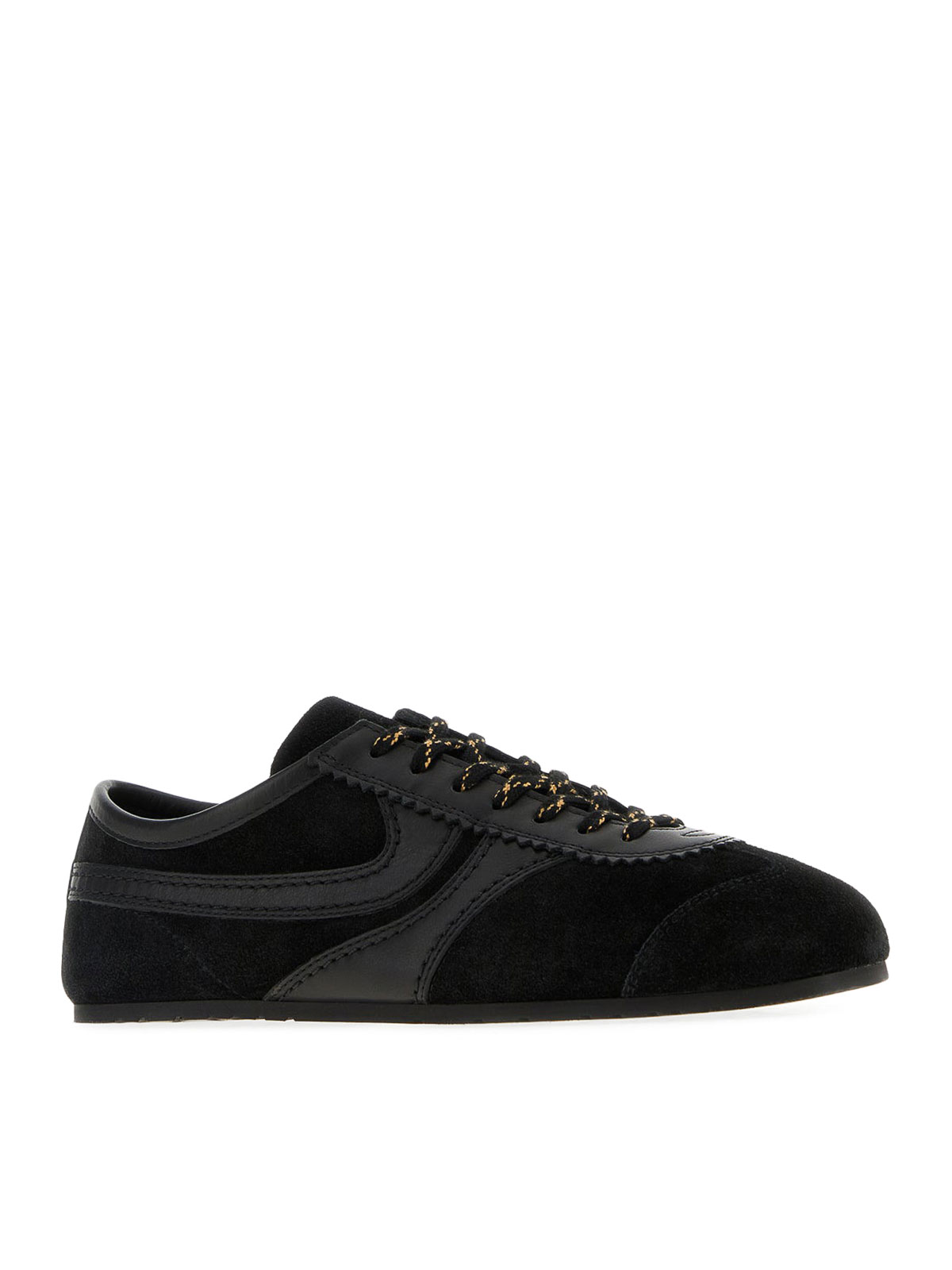 Dries Van Noten Suede Sneakers In Black