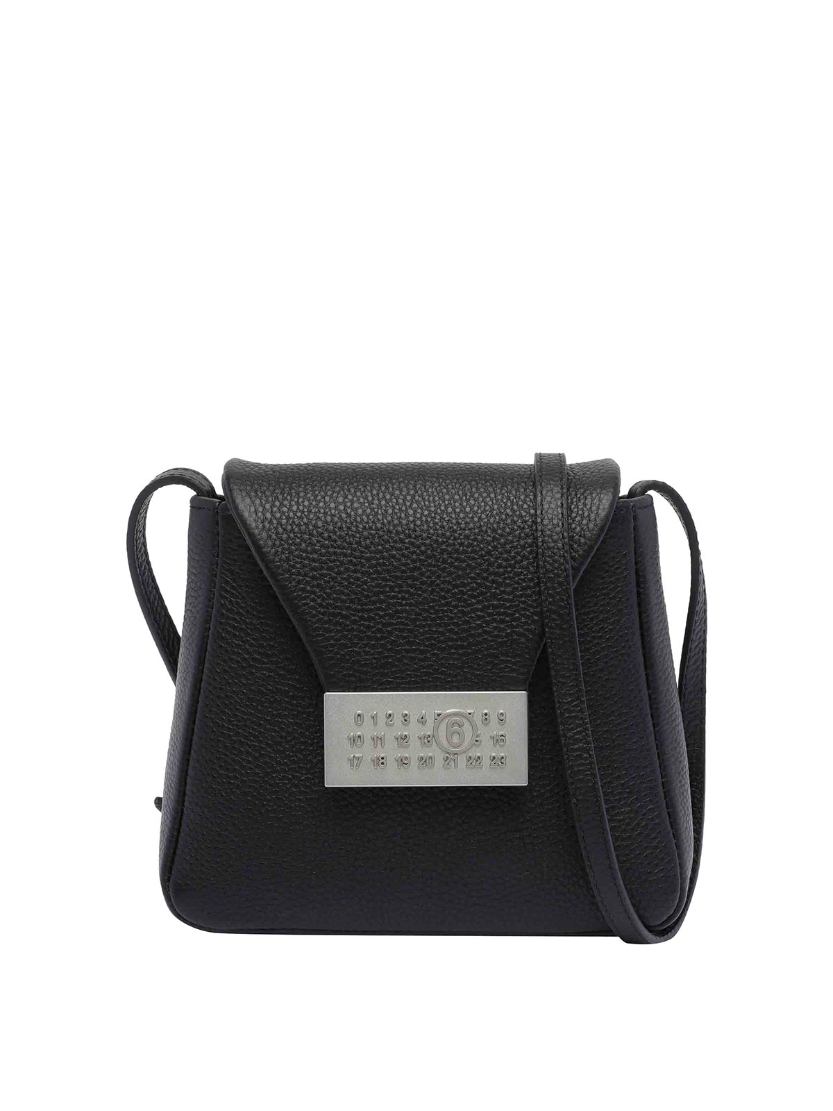 Mm6 Maison Margiela Numeric Crossbody Bag In Black