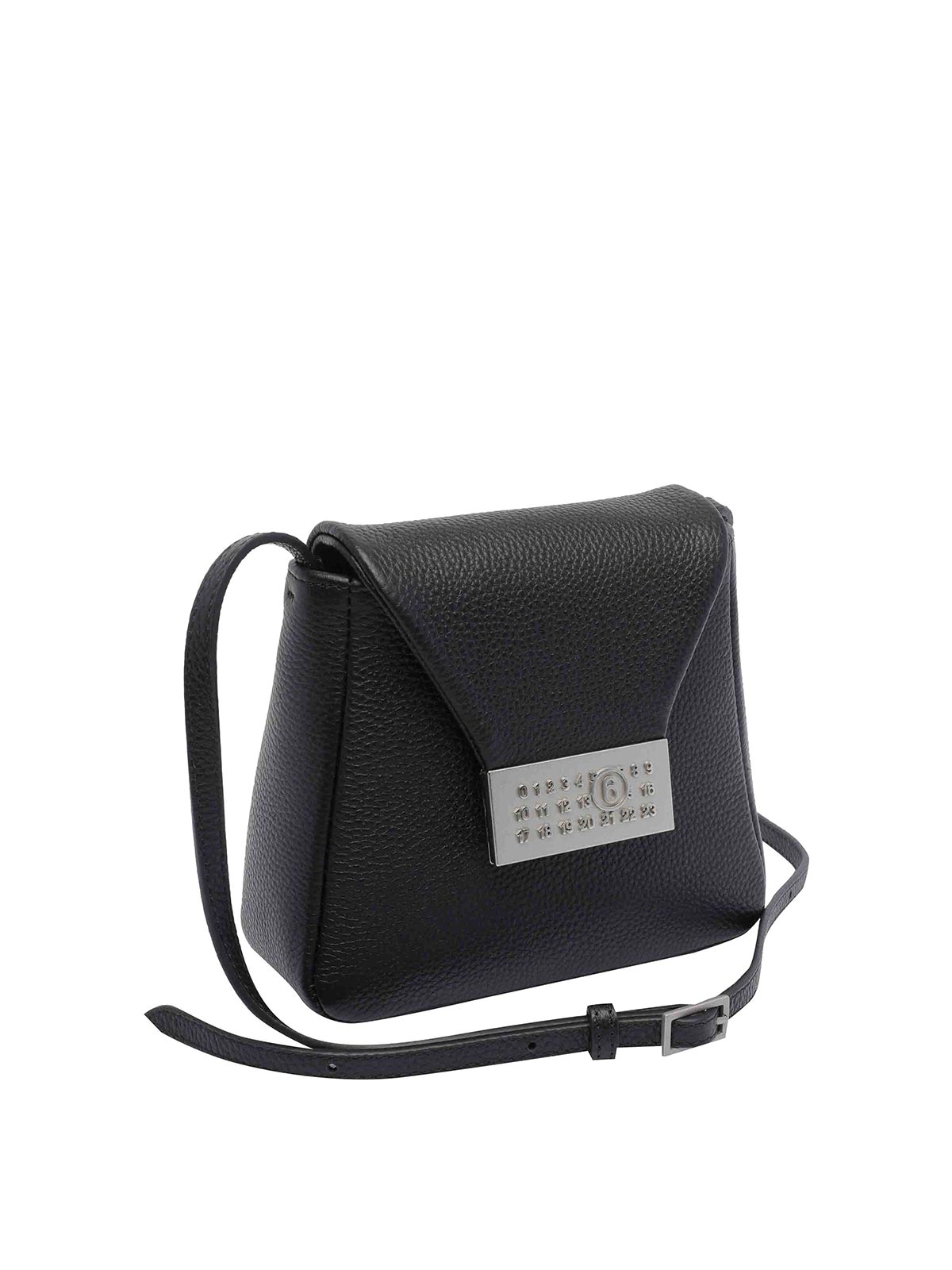 Mm6 Maison Margiela Numeric Crossbody Bag In Black
