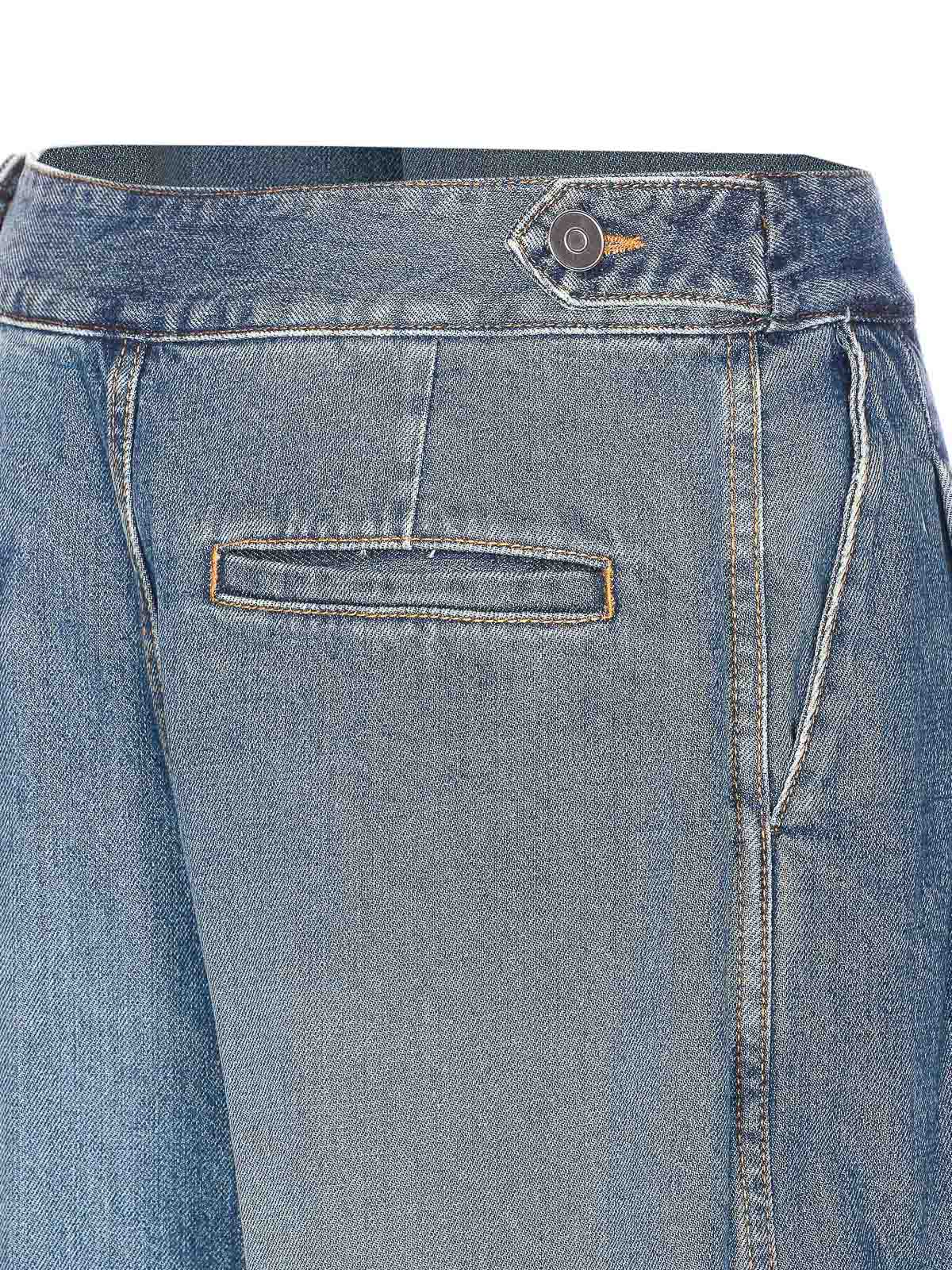 Alaïa Denim Jeans In Blue