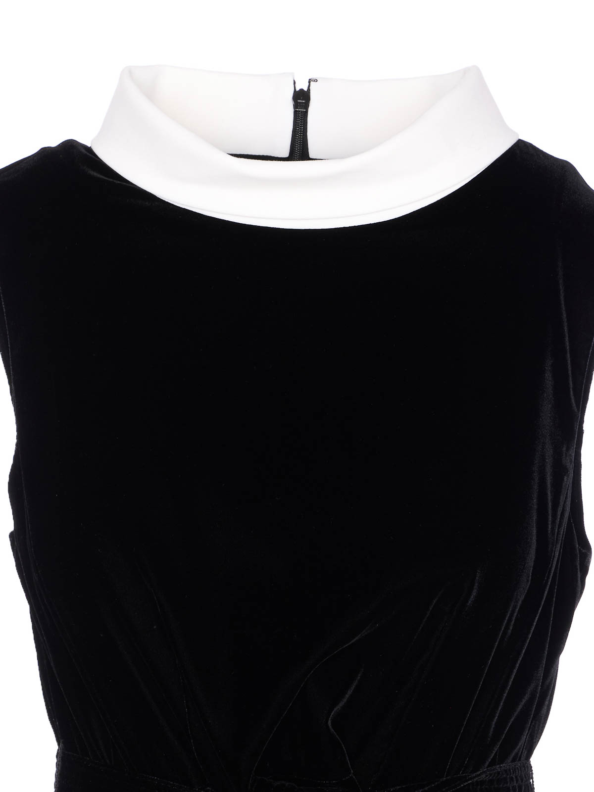 Curvel Velvet Dress In Multi